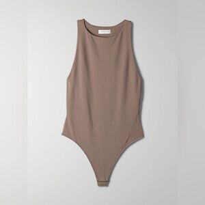 Babaton Contour '90s Bodysuit in size small • in taupe colour